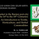 GLOBAL MARKET IN THE BANTEN PORT-CITY FROM THE 16th to 18th CENTURIES